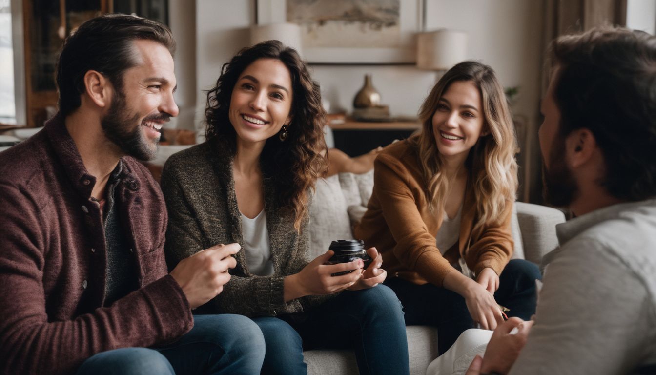 9 tips om besittningsrätt för hyresgäster och hyresvärdar 1 En mångfaldig grupp människor diskuterar hyresrättigheter i en mysig vardagsrumsmiljö.